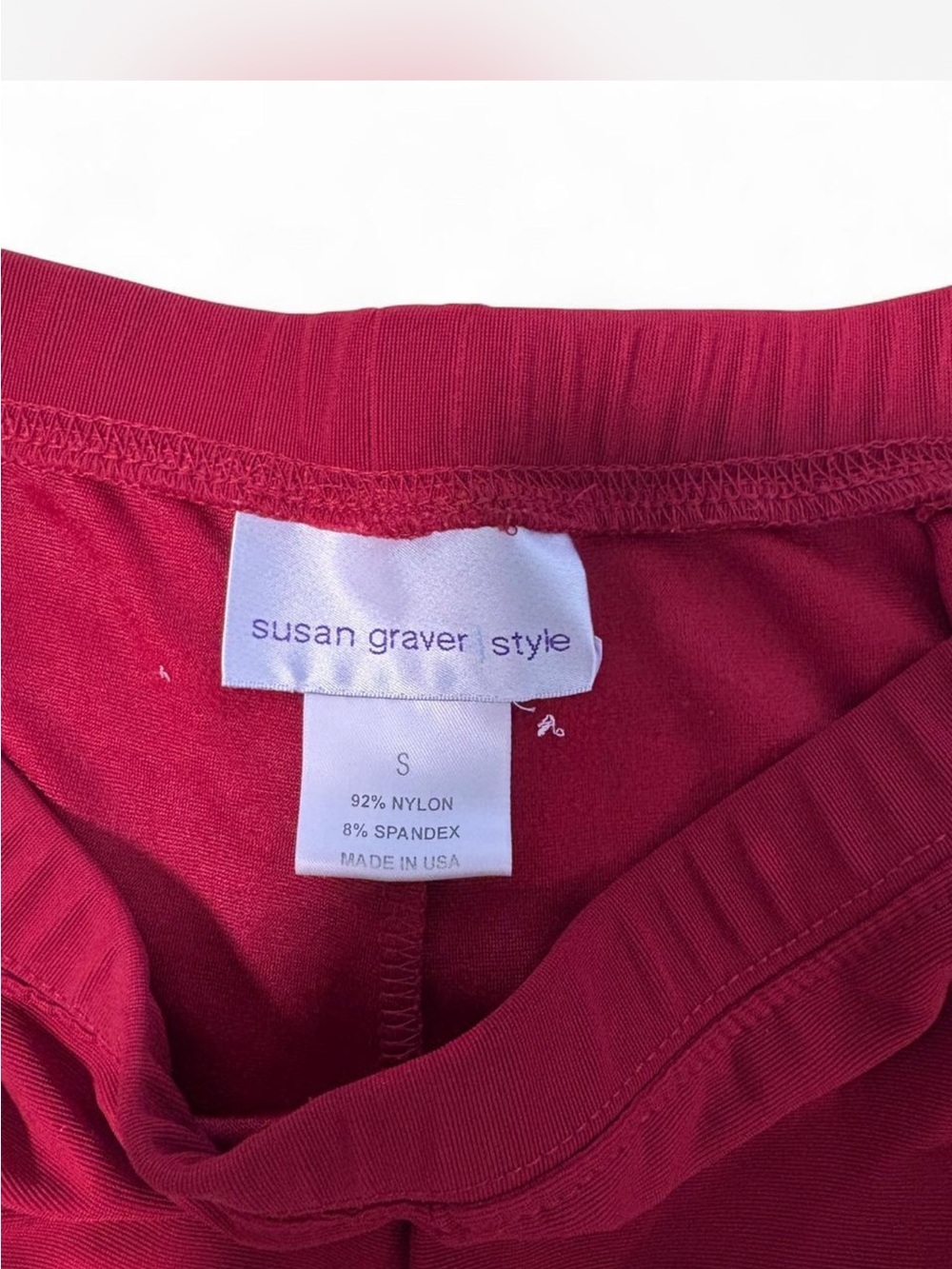 Susan Grave Briefs in Deep Red